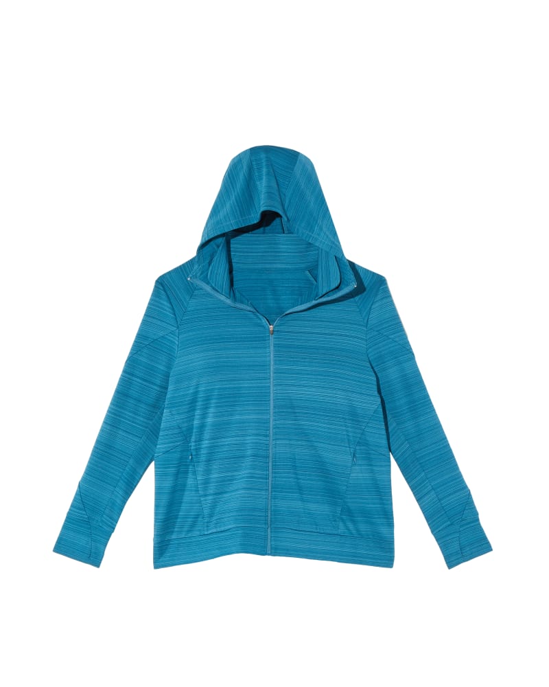 Front of plus size Silverbell Zip-Up Hoodie by Shape Activewear | Dia&Co | dia_product_style_image_id:128718